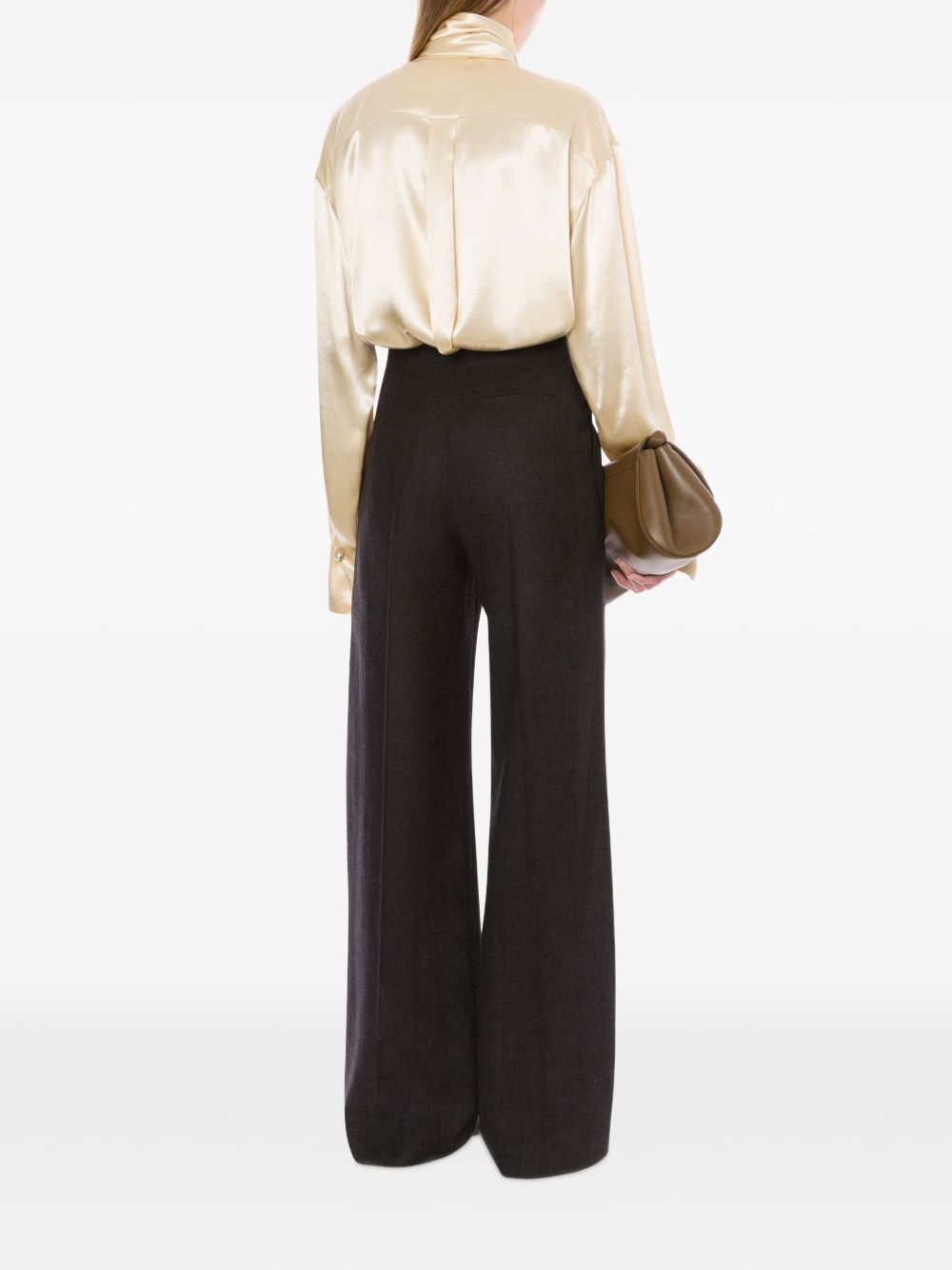 Blusa in raso in beige Alberta ferretti - donna 