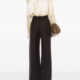 Blusa in raso in beige Alberta ferretti - donna 