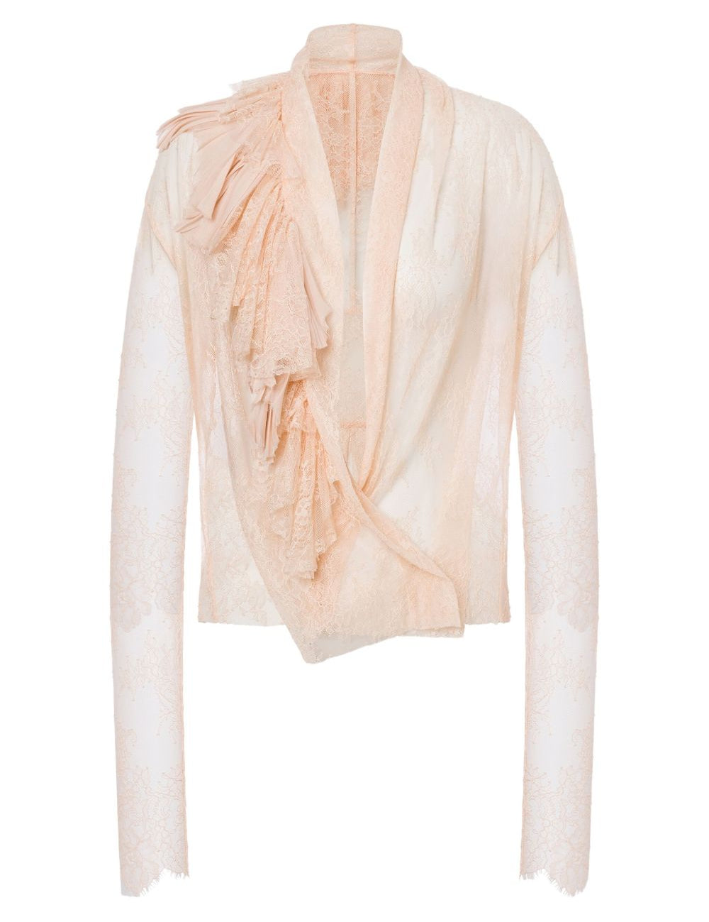 Blusa in pizzo rosa Alberta Ferretti - donna 