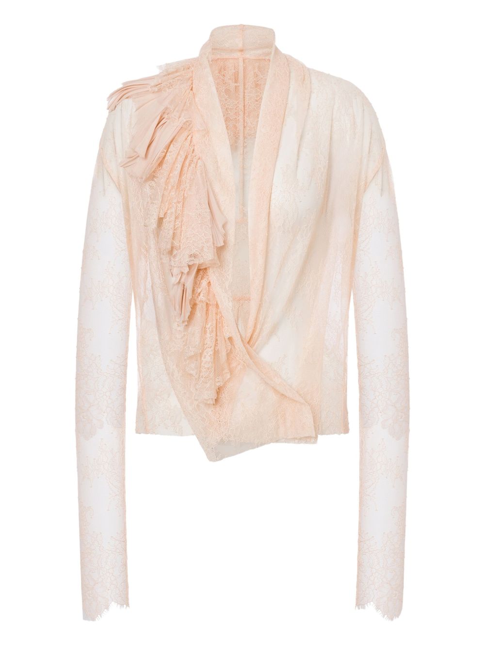 Blusa in pizzo rosa Alberta Ferretti - donna 
