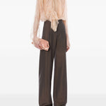Blusa in pizzo rosa Alberta Ferretti - donna 