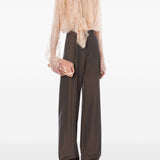 Blusa in pizzo rosa Alberta Ferretti - donna 