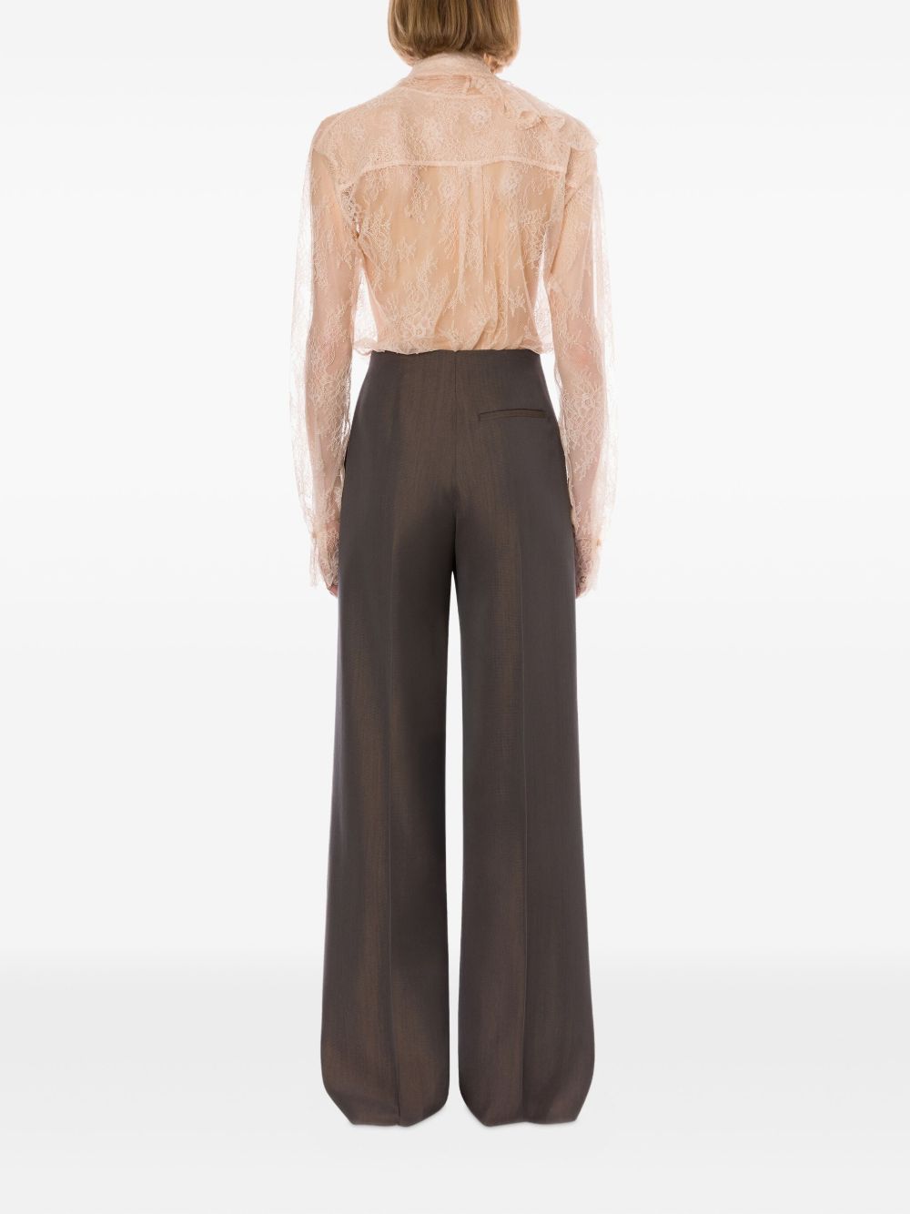 Blusa in pizzo rosa Alberta Ferretti - donna 