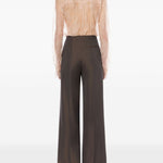 Blusa in pizzo rosa Alberta Ferretti - donna 