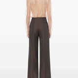 Blusa in pizzo rosa Alberta Ferretti - donna 