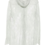 Blusa in pizzo grigio chiaro Alberta Ferretti - donna 