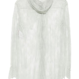 Blusa in pizzo grigio chiaro Alberta Ferretti - donna 