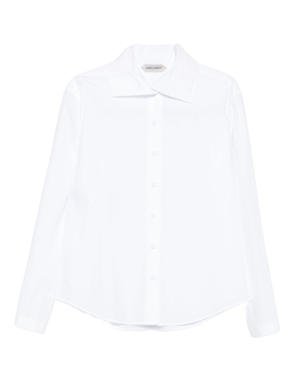 Camicia con dettaglio colletto in bianco Alberta Ferretti - donna 