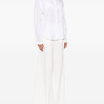 Camicia con dettaglio colletto in bianco Alberta Ferretti - donna 