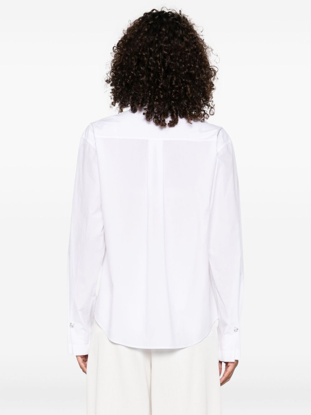Camicia con dettaglio colletto in bianco Alberta Ferretti - donna 