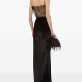Pantaloni a vita alta in nero Alberta Ferretti - donna 