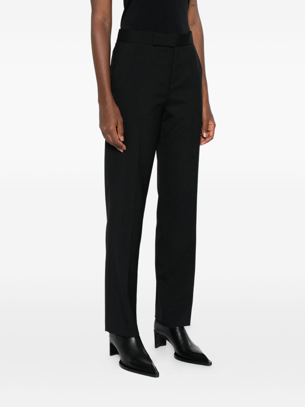 Pantaloni dritti in nero Alberta Ferretti - donna 