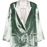 Blazer doppiopetto in verde Alberta Ferretti - donna 