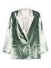 Blazer doppiopetto in verde Alberta Ferretti - donna
