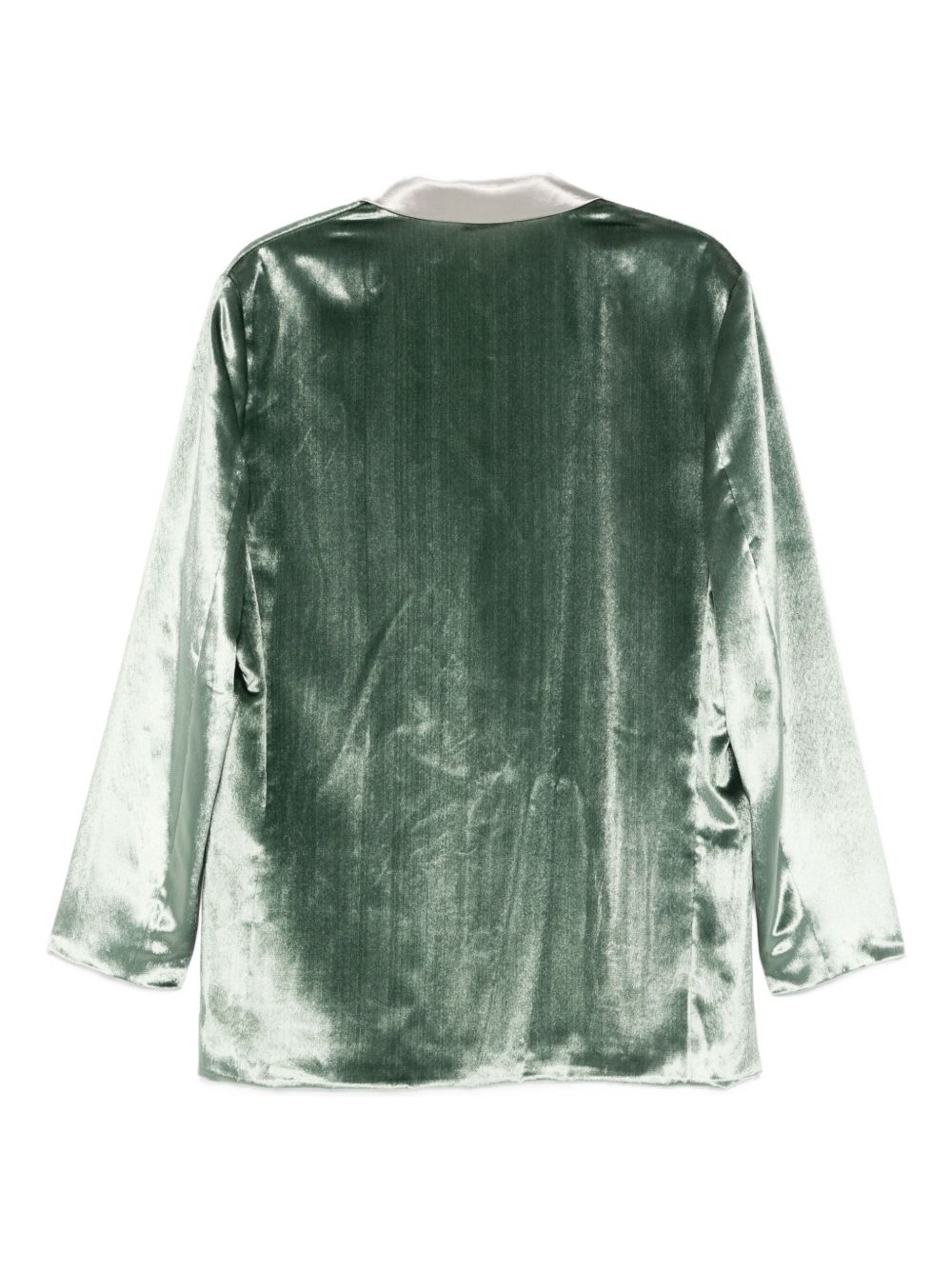 Blazer doppiopetto in verde Alberta Ferretti - donna 
