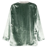 Blazer doppiopetto in verde Alberta Ferretti - donna 