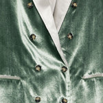 Blazer doppiopetto in verde Alberta Ferretti - donna 
