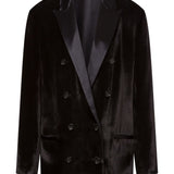 Blazer doppiiopetto in nero Alberta Ferretti - donna 