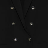 Blazer doppiopetto in nero Alberta Ferretti - donna 