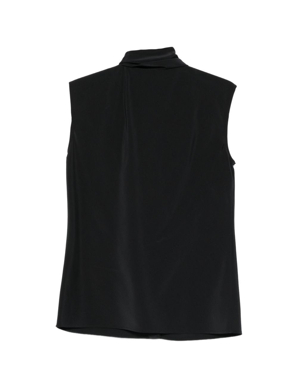 Top con dettaglio a foulard in nero Alberta ferretti - donna 