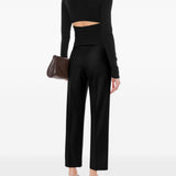 Maglia incrociata in nero Alberta Ferretti - donna 