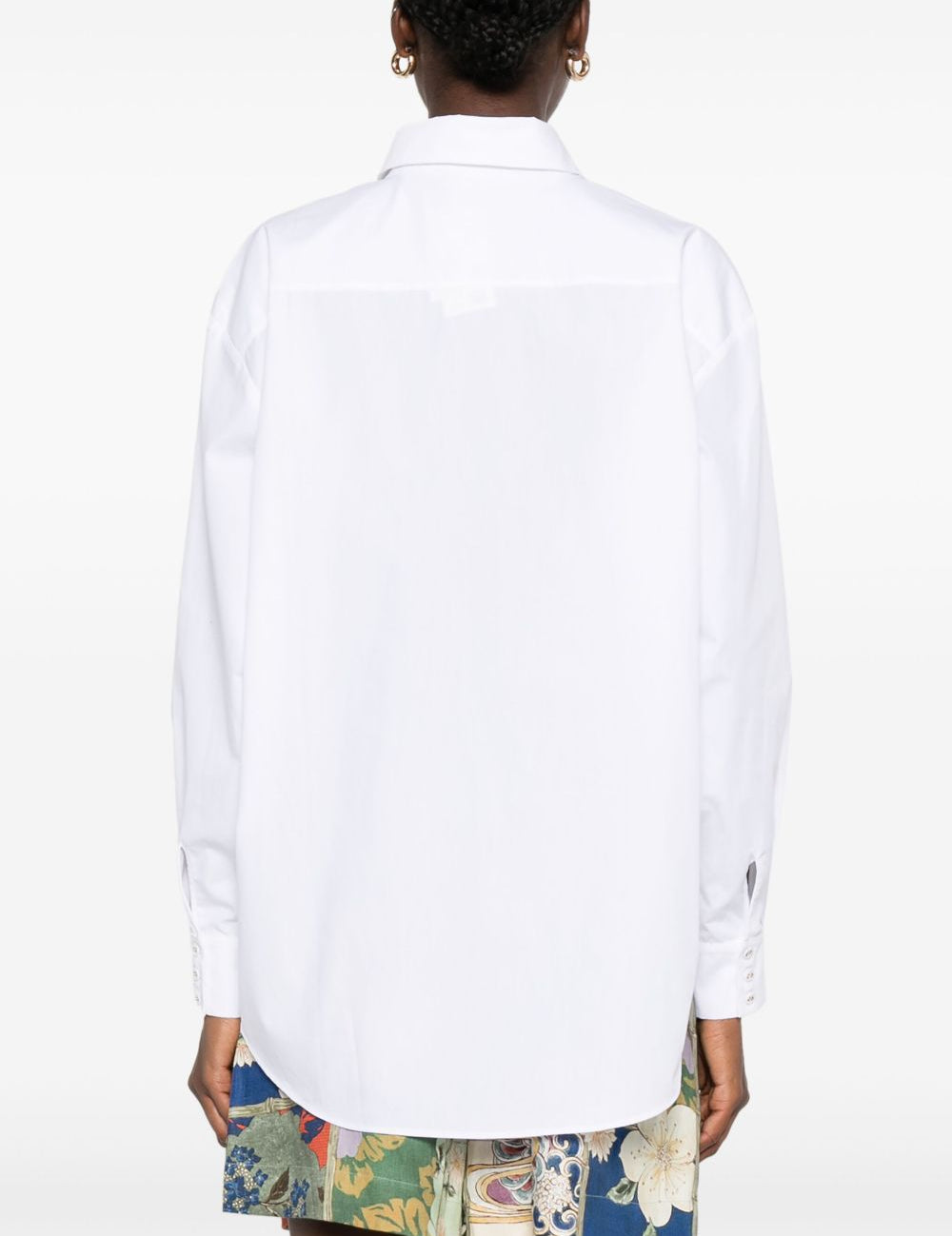 Camicia in cotone con ricami in bianco Alemais - donna 