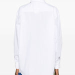 Camicia in cotone con ricami in bianco Alemais - donna 
