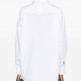Camicia in cotone con ricami in bianco Alemais - donna 