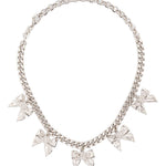 Choker a catena con fiocchi in argento Alessandra rich - donna 