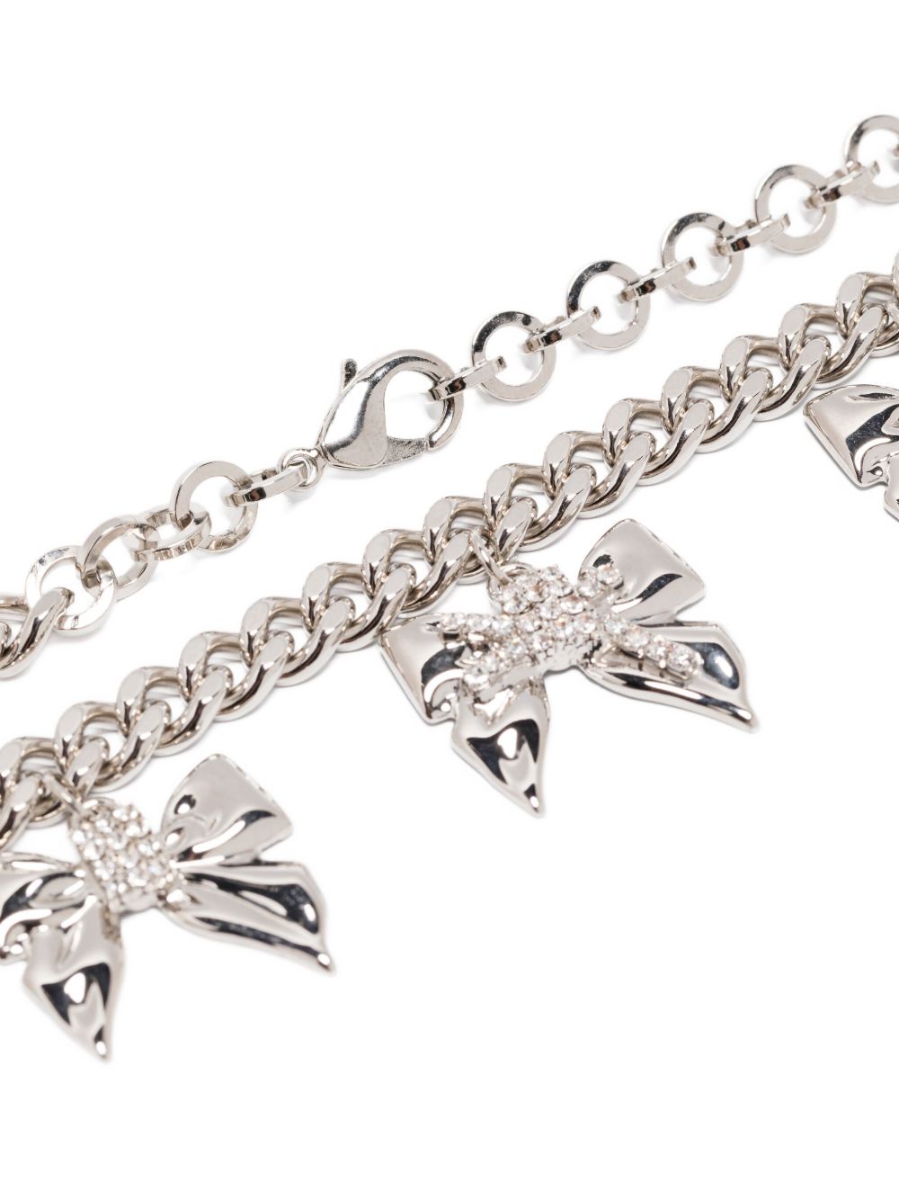 Choker a catena con fiocchi in argento Alessandra rich - donna 