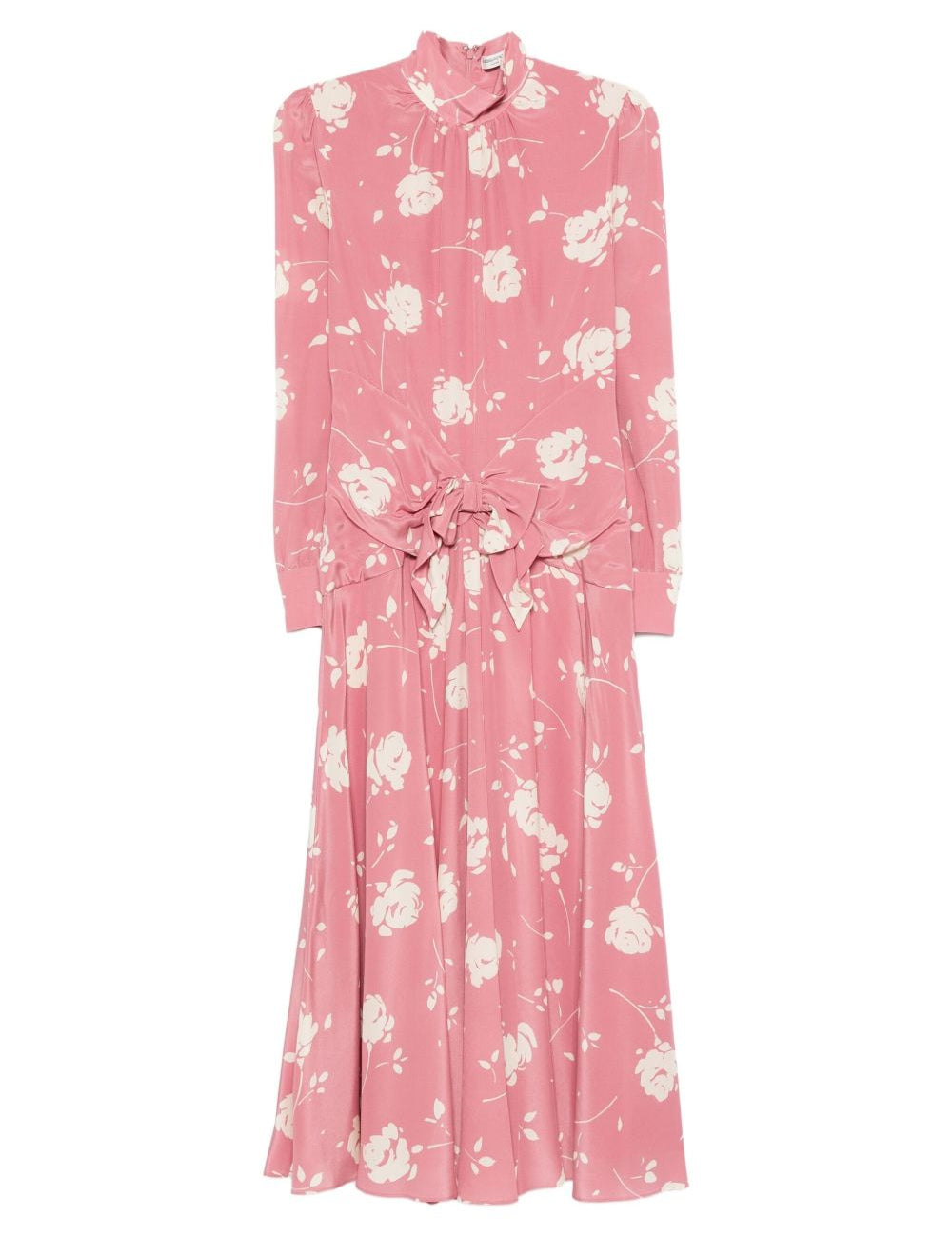 Abito con cintura e stampa  in rosa Alessandra Rich - donna 