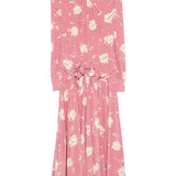 Abito con cintura e stampa  in rosa Alessandra Rich - donna 