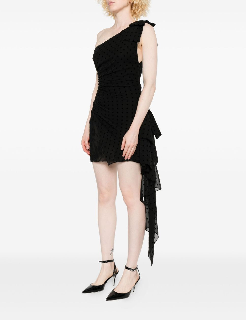 Abito a pois in nero Alessandra Rich - donna 