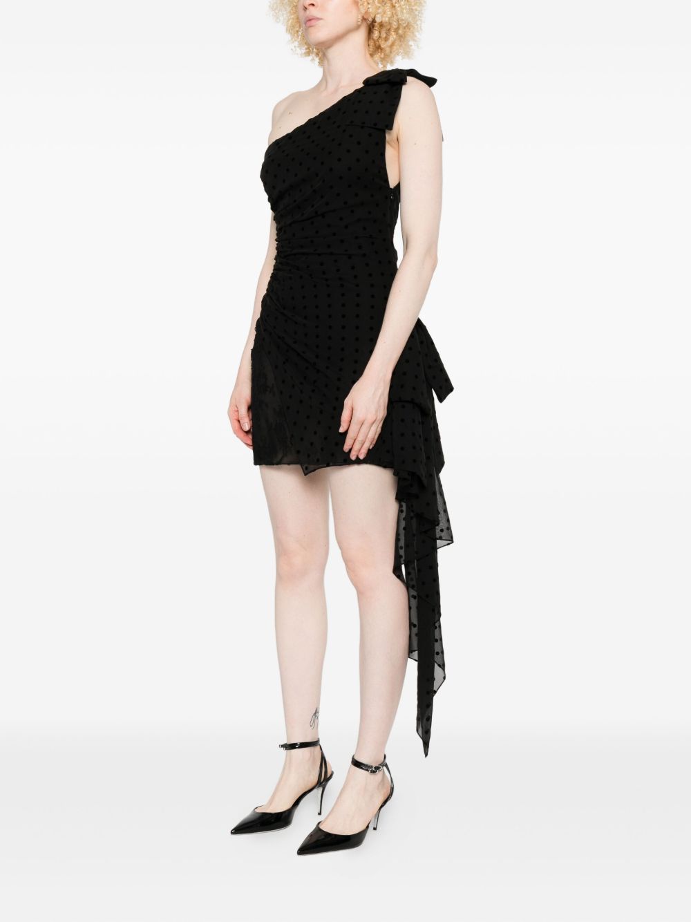 Abito a pois in nero Alessandra Rich - donna 