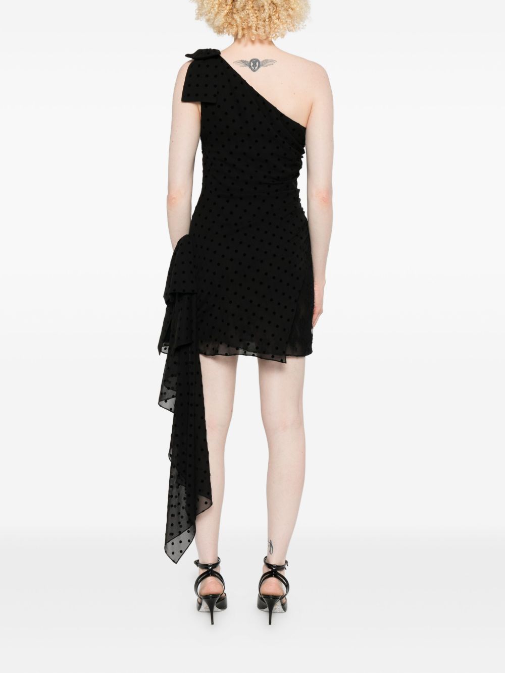 Abito a pois in nero Alessandra Rich - donna 
