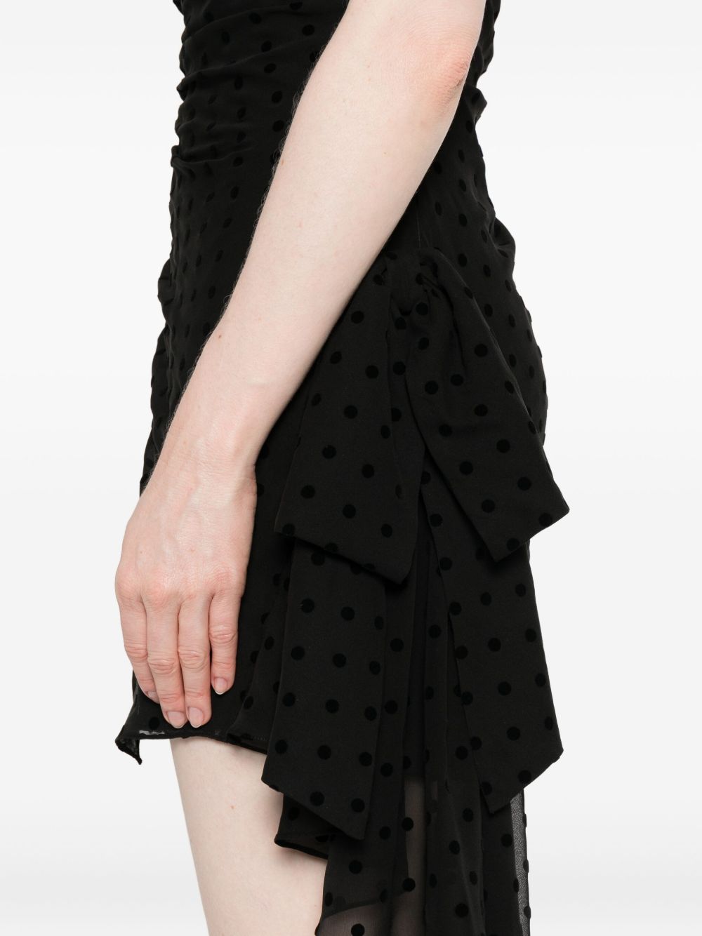 Abito a pois in nero Alessandra Rich - donna 