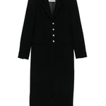 Cappotto con bottoni gioiello in nero Alessandra Rich - donna 