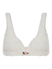 White Mohair Embroidered Top Alessandra Rich - women