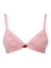 Top con ricamo in mohair in rosa Alessandra Rich - donna