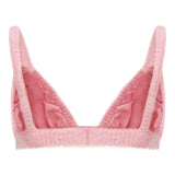 Top con ricamo in mohair in rosa Alessandra Rich - donna 