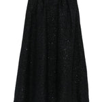 Gonna plissettata con paillettes in nero Alessandra Rich - donna 