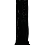 Abito da sera in velluto con fiocco in nero Alessandra Rich - donna 