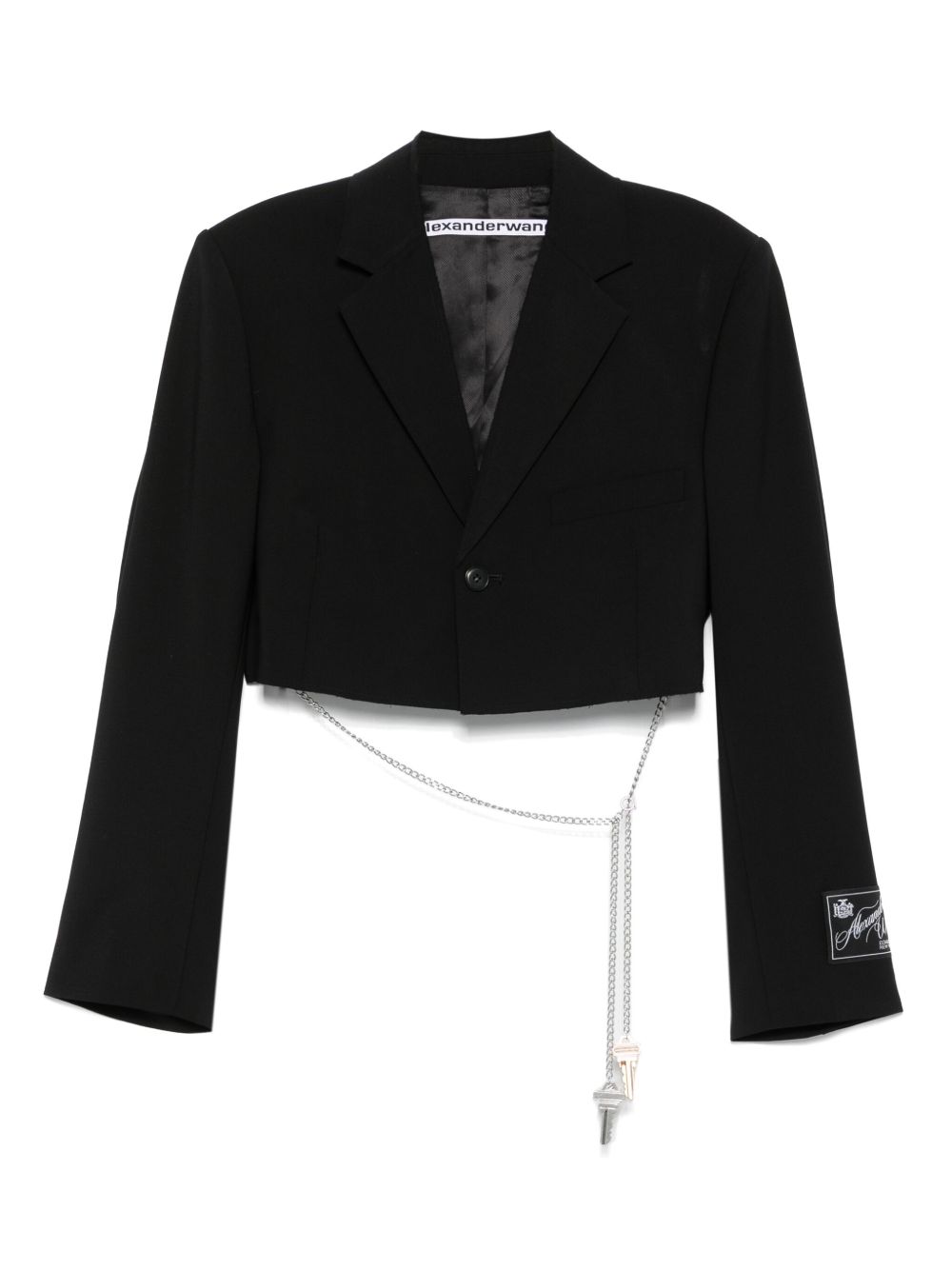 Giacca crop in nero Alexander wang - donna 