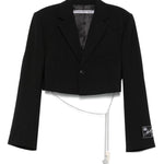 Giacca crop in nero Alexander wang - donna 