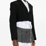 Giacca crop in nero Alexander wang - donna 