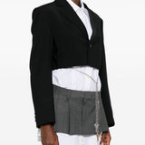 Giacca crop in nero Alexander wang - donna 