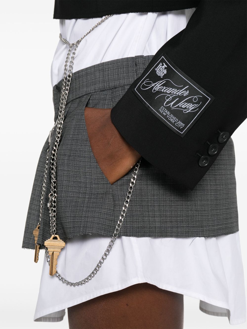 Giacca crop in nero Alexander wang - donna 
