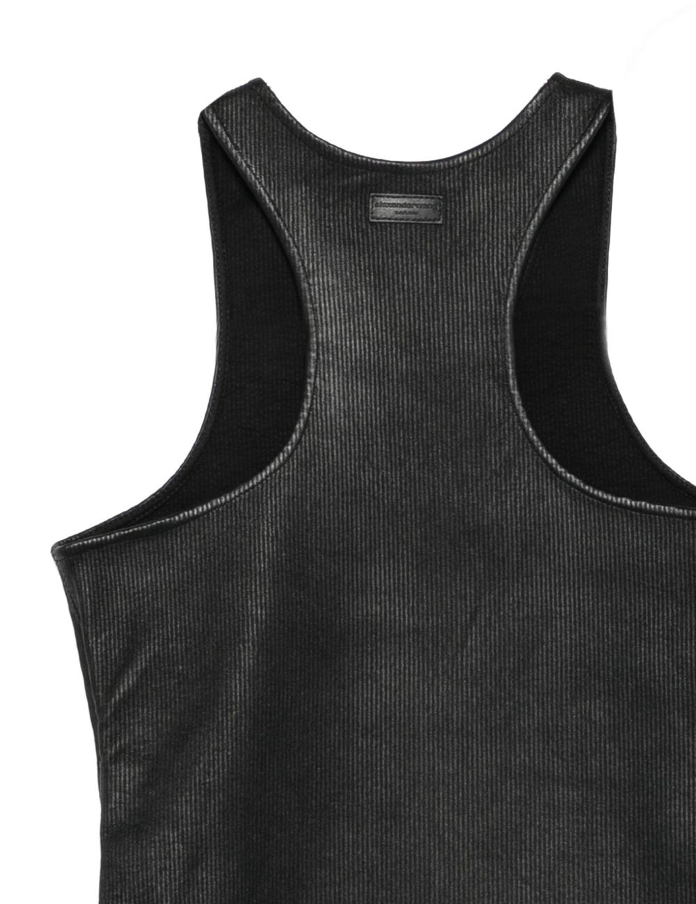 Canotta a costine in nero Alexander wang - donna 