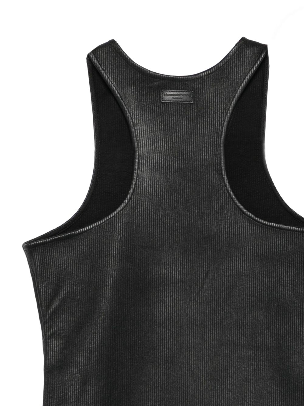 Canotta a costine in nero Alexander wang - donna 