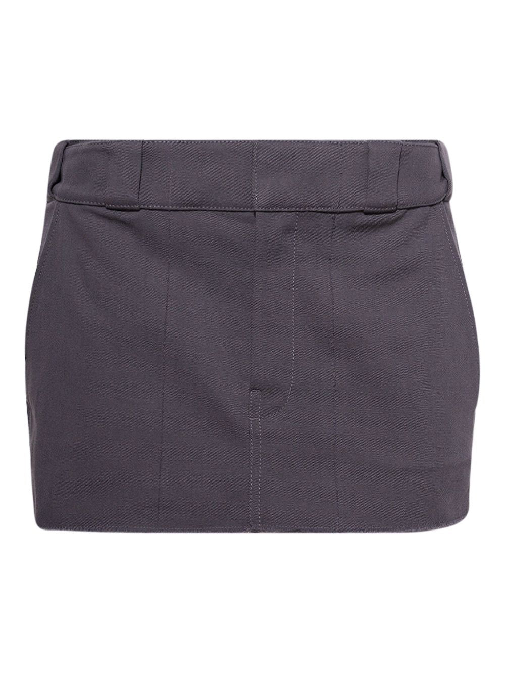Minigonna con cintura in grigio Alexander Wang - donna 